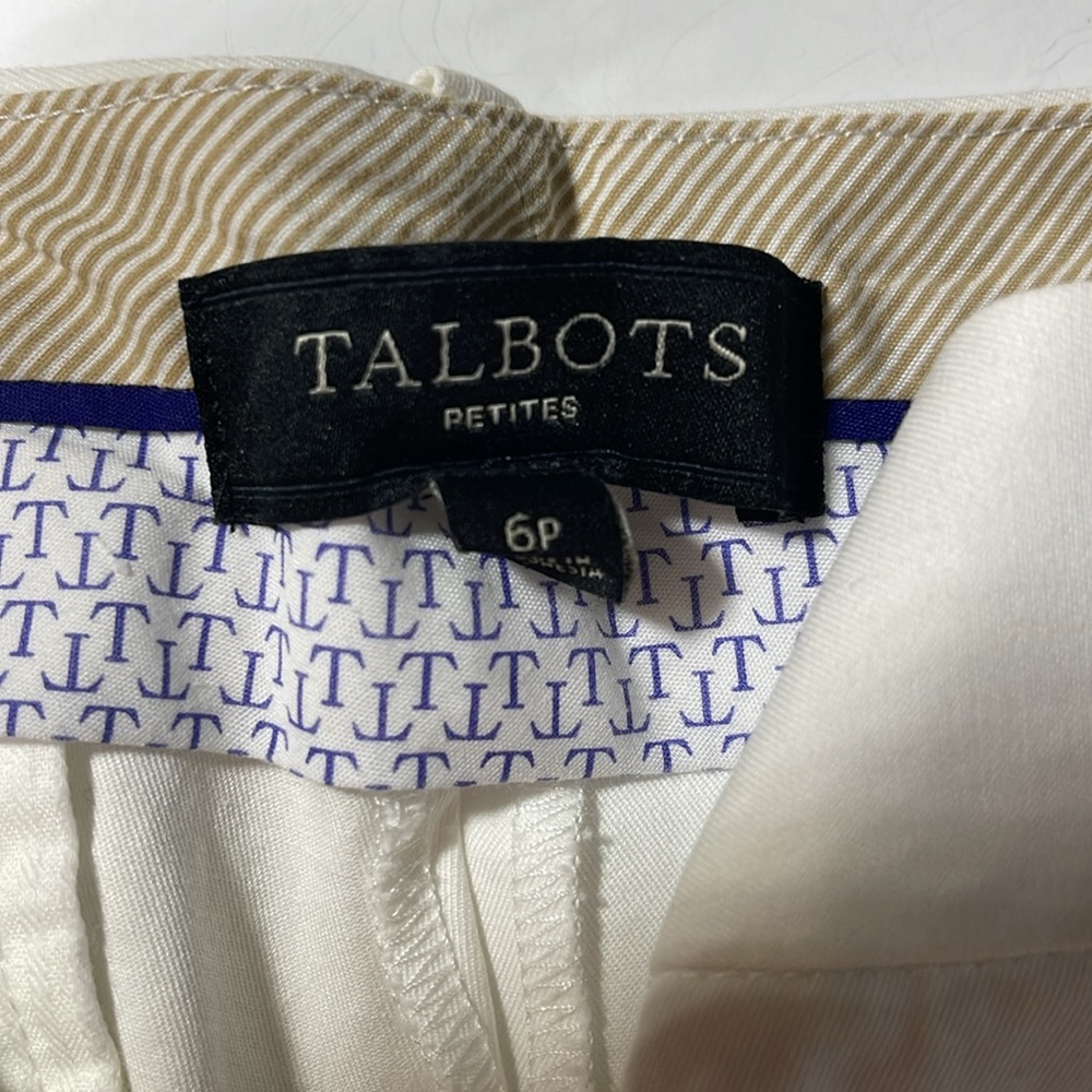 Talbots White Capri Pants - Picture 3 of 5